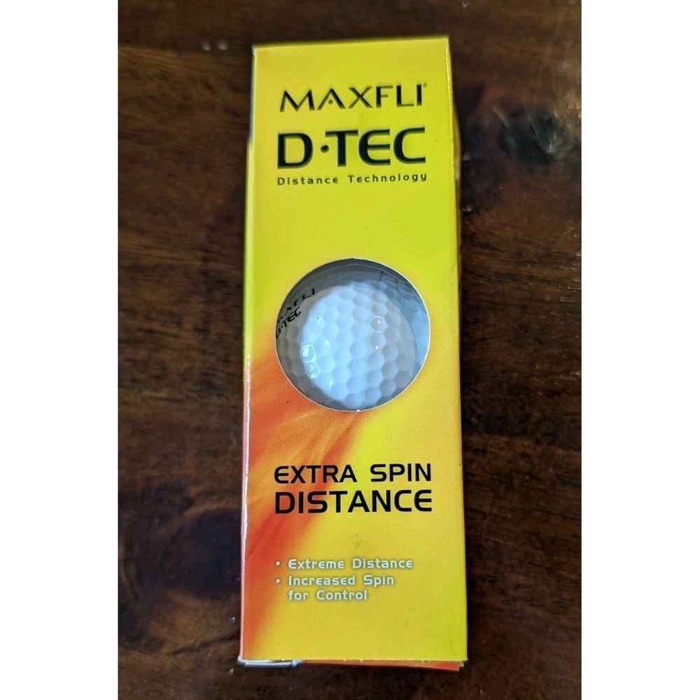 Maxfli Extra Spin Distance Technology Lot Of 15 Golf Balls New In Box